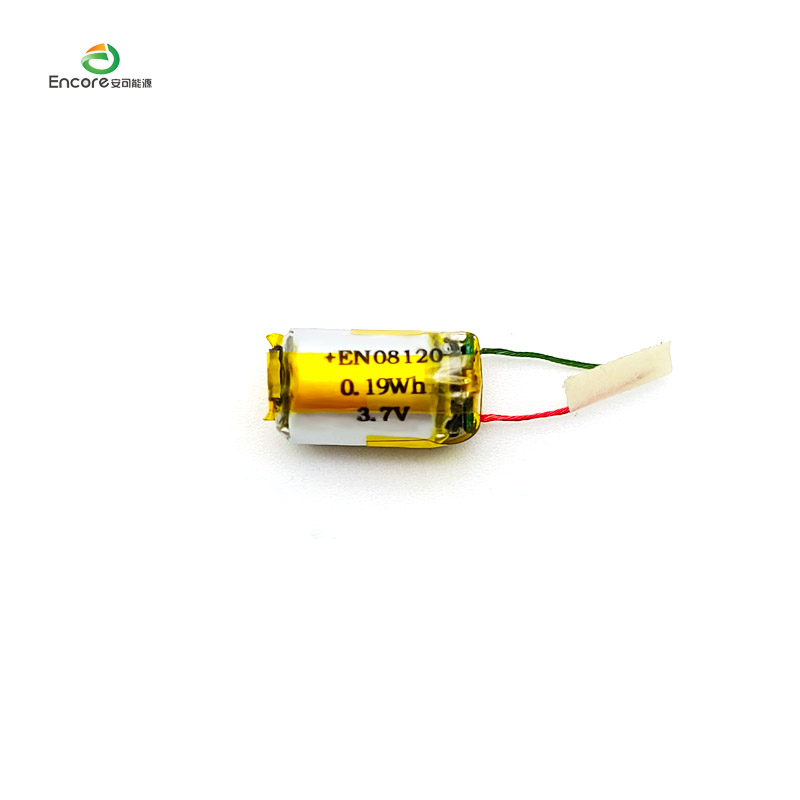 08120 Batería lipo cilíndrica de 50 mAh de 3,7 v