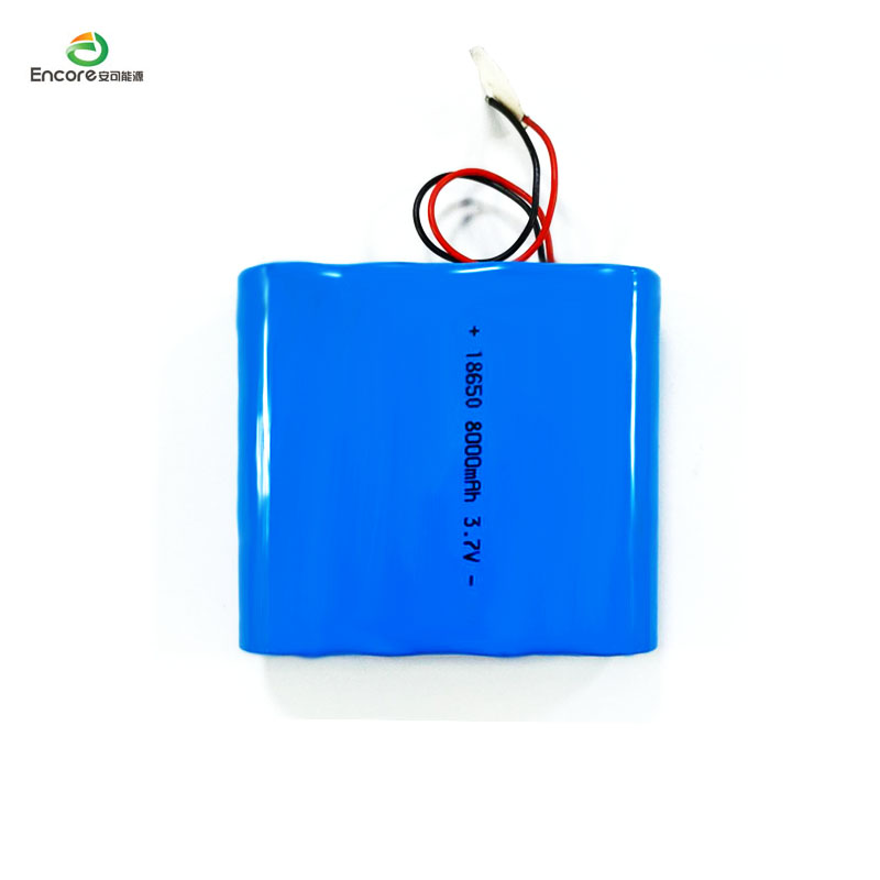 Paquete de batería de iones de litio 18650 8000mAh 3.7V